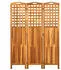 vidaXL 3-teiliger Raumteiler 121x2x170 cm Akazie Massivholz