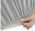 vidaXL Stretch Sofahusse 3-Sitzer Grau Polyester-Jersey