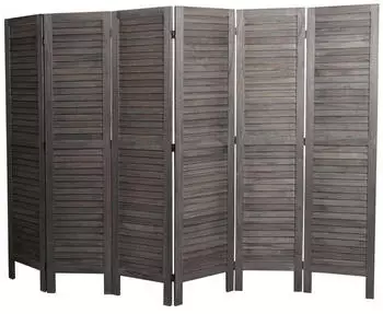 MCW Paravent G30 170x240cm Grau-Braun