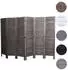MCW Paravent G30 170x240cm Grau-Braun