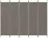 vidaXL 5 Tlg Paravent Anthrazit 250x200 cm Stoff 350188