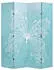 vidaXL Raumteiler Klappbar 160 x 170 cm Schmetterling Blau 245886