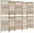 vidaXL Paravent 5 Tlg Beige Poly Rattan 365383