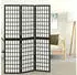 vidaXL 3 Tlg Paravent Japanischer Stil Faltbar 120x170 cm Schwarz 352079
