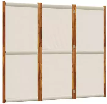 vidaXL 3 Tlg Paravent Hellgrau 210x180 cm 4003355