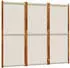 vidaXL 3 Tlg Paravent Hellgrau 210x180 cm 4003355