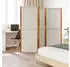 vidaXL 3 Tlg Paravent Hellgrau 210x180 cm 4003355