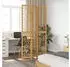 vidaXL 3 Tlg Raumteiler Braun Massivholz Paulownia 358864