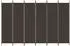 vidaXL 6 Tlg Paravent Braun 300x200 cm Stoff 350191