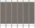 vidaXL 6 Tlg Paravent Anthrazit 240x220 cm Stoff 350176