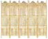 vidaXL 5 Tlg Raumteiler Handgeschnitzt 200x165 cm Mango Massivholz 285317
