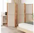 vidaXL 5 Tlg Paravent Taupe 350x180 cm 4003365