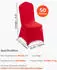 VEVOR Stuhlhussen 50er-Set Polyester-Elasthan Rot 51x45x95cm (RD-50L-01)