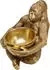 KARE Deko Figur Gorilla Holding Bowl Gold 41cm
