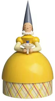 Wendt & Kühn Knauldame Prinzessin mit gelbem Kleid (5272/11gelb)
