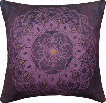 Erwin Müller Kissenhülle Mandala, abgepasst violett 40x40 cm