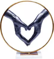 Kare Design Dekoobjekt "Deko Objekt Elements Heart Hand 33cm"