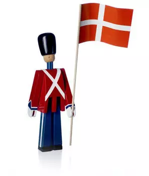 Kay Bojesen Fan-Tr&auml;ger mit Textilflagge Mix