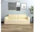 vidaXL Stretch Sofahusse 2-Sitzer Creme Polyester-Jersey