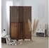 Homestyle4u 3-tlg. Paravent in Dunkelbraun 120x170 cm 2023