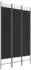 vidaXL 3 Tlg Paravent Schwarz 120x200 cm Stoff 350149