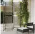 vidaXL Paravent 5 Tlg Grau Poly Rattan 365398