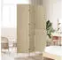 vidaXL Raumteiler Beige 147 x 180 cm Poly-Rattan 42003671