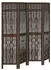 vidaXL 4 Tlg Raumteiler Dunkelbraun Massivholz Paulownia 358657