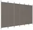vidaXL 6 Tlg Paravent Anthrazit 300x200 cm Stoff 350192