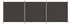 vidaXL 3 Tlg Paravent Braun 525x180 cm Stoff 350279