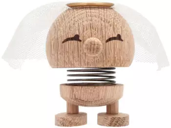 Hoptimist Small Bride Deko-Figur, Eiche