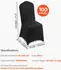 VEVOR Stuhlhussen 100 Stk. Polyester-Spandex schwarz 51x45x95cm (RD-100L-01)