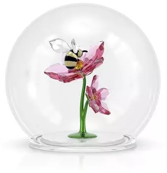 Swarovski Idyllia Glaskugel Biene und Blumen OS