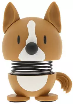 Hoptimist Figur XS Corgi, brown