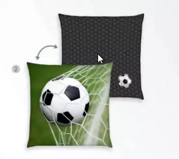 Herding Kissen Fu&szlig;ball mehrfarbig (5559203003412)