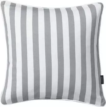 Erwin Müller Single-Jersey Kuschelkissenbezug 40x40 cm silber-weiß