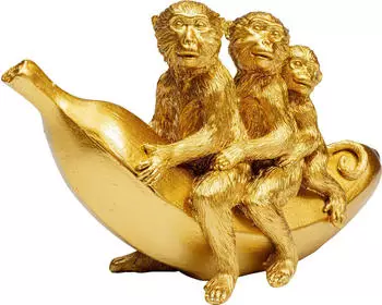 KARE Deko Figur Banana Ride 12cm