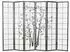 Homestyle4u 6-tlg. Paravent in Schwarz 264x179 cm 288