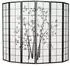 Homestyle4u 6-tlg. Paravent in Schwarz 264x179 cm 288