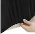 vidaXL Stretch Sofahusse 2-Sitzer Schwarz Polyester-Jersey