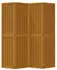 vidaXL 4 Tlg Raumteiler Braun Massivholz Paulownia 358818