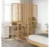 vidaXL 5 Tlg Raumteiler Braun Massivholz Paulownia 358872