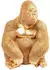 KARE Deko Figur Gorilla XL gold