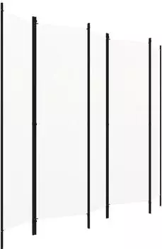 vidaXL 5 Tlg Raumteiler Weiß 250x180 cm 320723