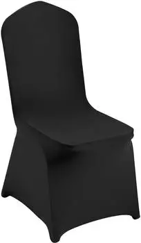 VEVOR Stuhlhussen Stretch Spandex, Schwarz, 30 St&uuml;ck