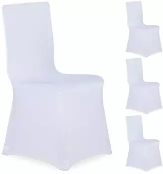 Relaxdays Stuhlhussen elastisch waschbar, 12er-Set