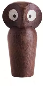 Architectmade Owl Holzfigur, R&auml;uchereiche, gro&szlig; (475)