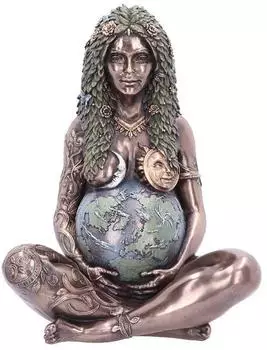 Nemesis Now Ethereal Mutter Erde Gaia Figur, Kunstharz, Bronze, 30cm (E4986R0)