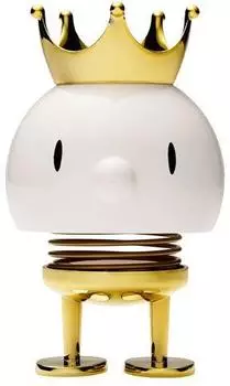 Hoptimist King Bumble Wackelfigur, wei&szlig;, Medium (26140)