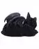 Nemesis Now Schlafende Katze Figur, Schwarz, 18cm (U6106W2)